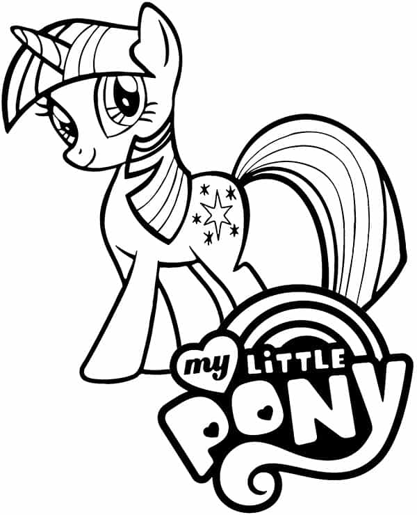 54 atividade gratis para pintar My Little Pony