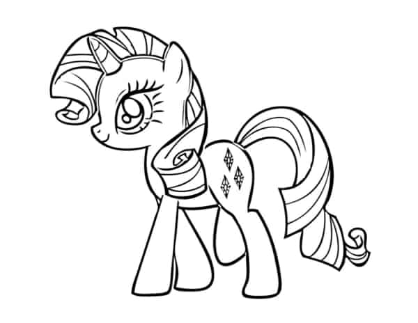 6 desenho para colorir My Little Pony