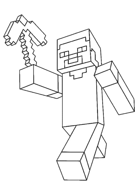 30+ Desenhos de Minecraft para imprimir e colorir - Como fazer em casa