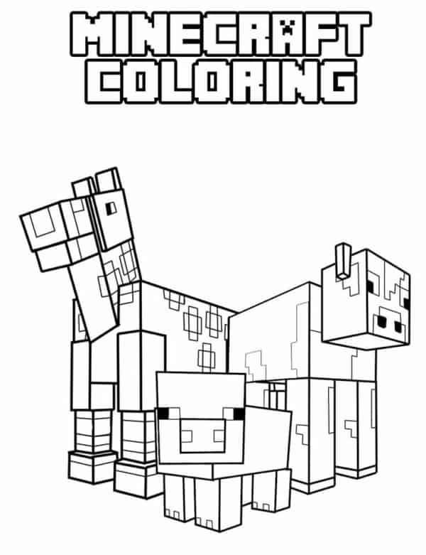 Minecraft para Colorir 52