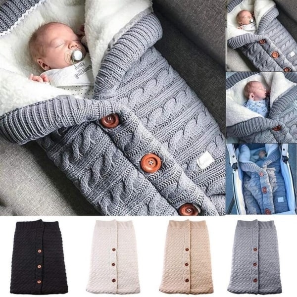 Os porta bebes podem ser confeccionados em trico