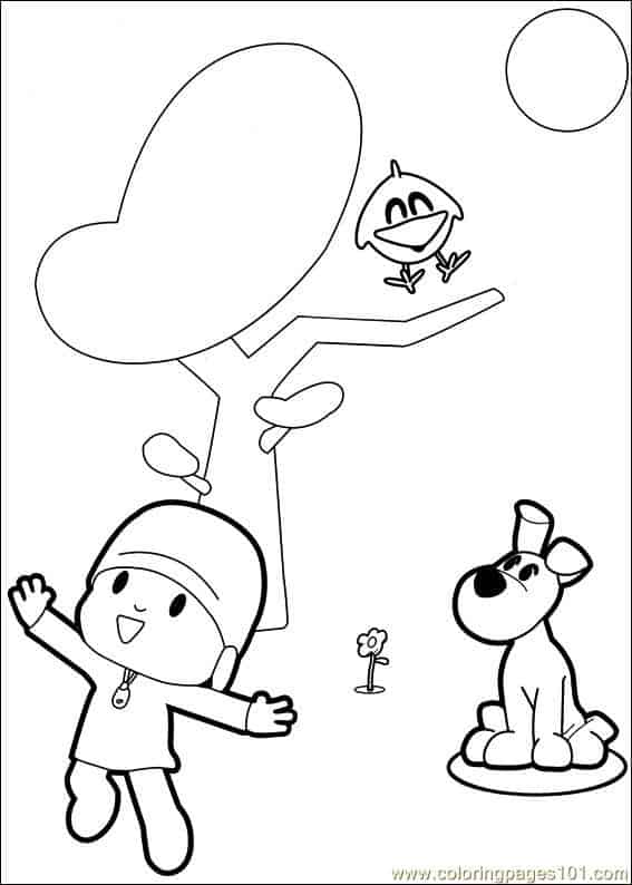 60 Desenhos do Pocoyo para Colorir e Imprimir