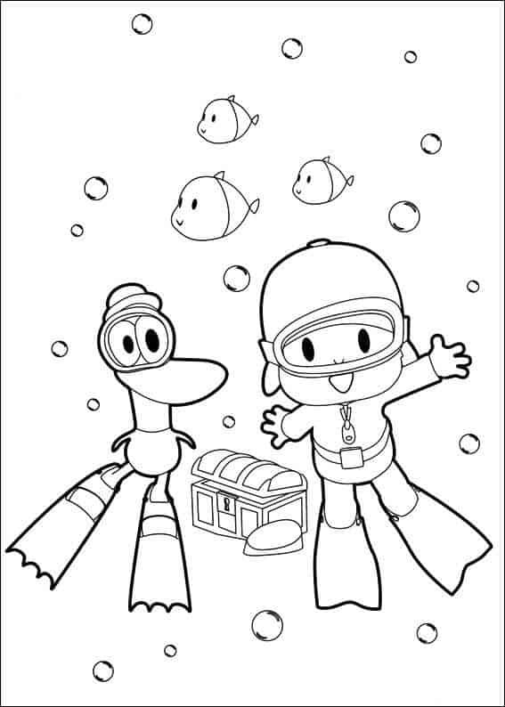 60 Desenhos do Pocoyo para Colorir e Imprimir