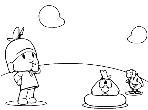 Desenhos Para Colorir Pocoyo - 567x794 PNG Download - PNGkit