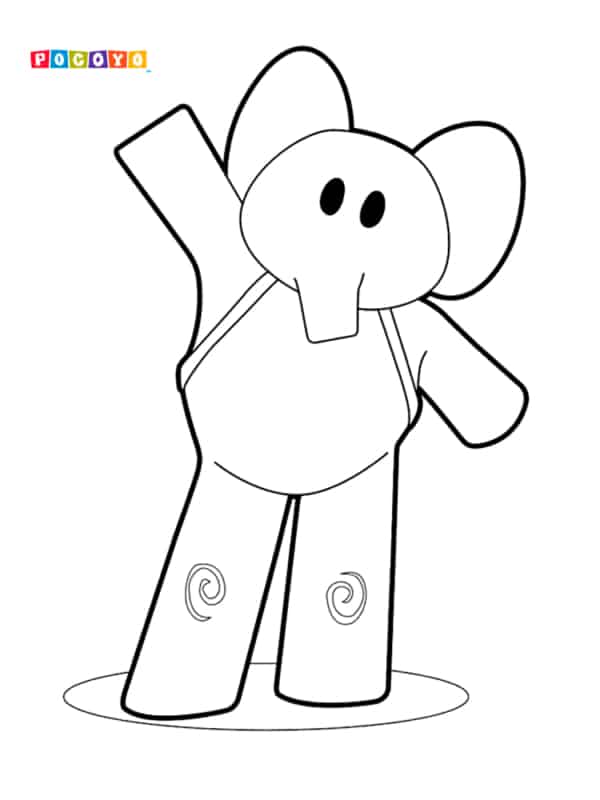 🌈👶Pocoyo para colorir, Pocoyo em Português, Pocoyo, Pocoyo Coloring  Page