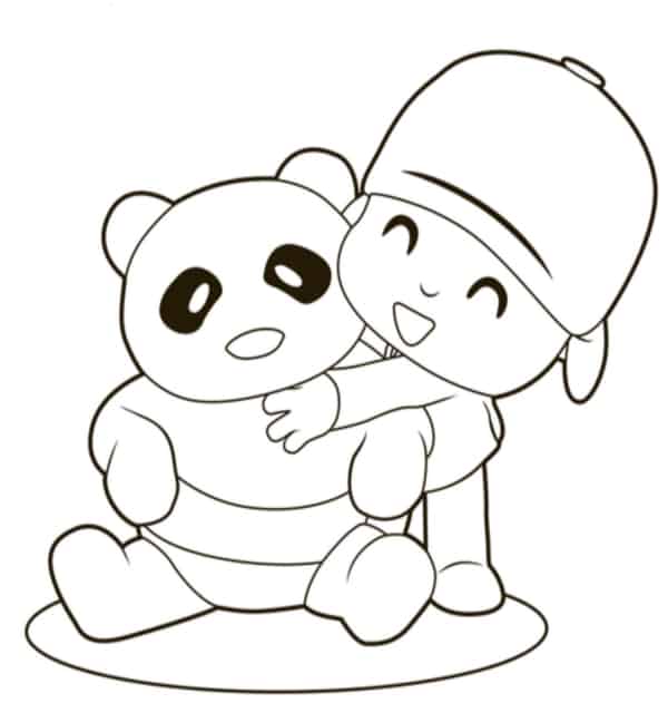 9 desenho para pintar Pocoyo Best Coloring Pages For Kids
