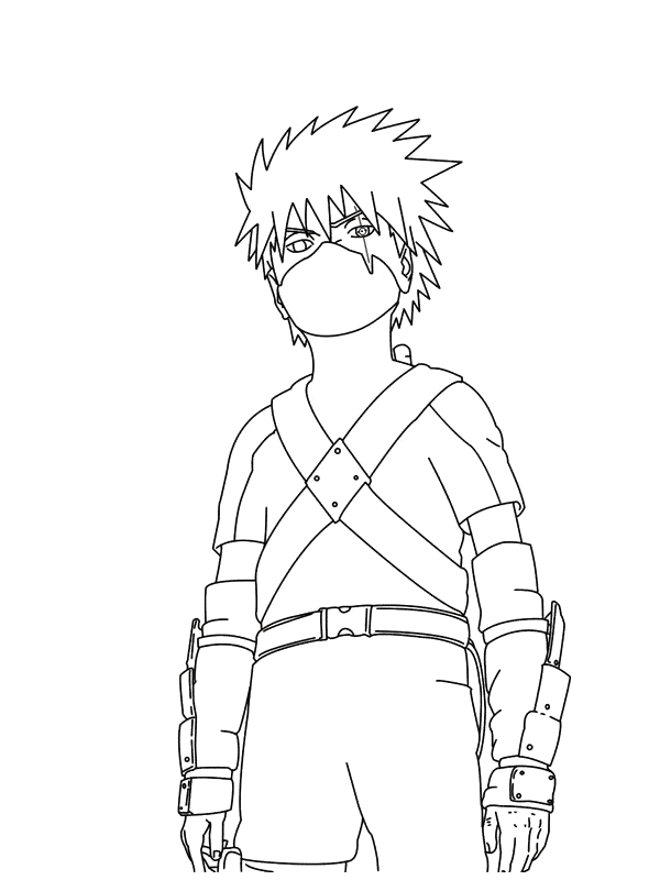 Kakashi para Colorir: +40 Desenhos para Imprimir GRÁTIS!