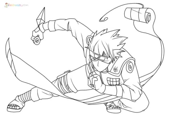 Pin de Tardis em Kakashi  Kakashi desenho, Desenhos para colorir