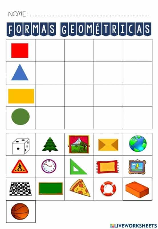 Outra dica para usar formas geometricas na alfabetizacao de criancas