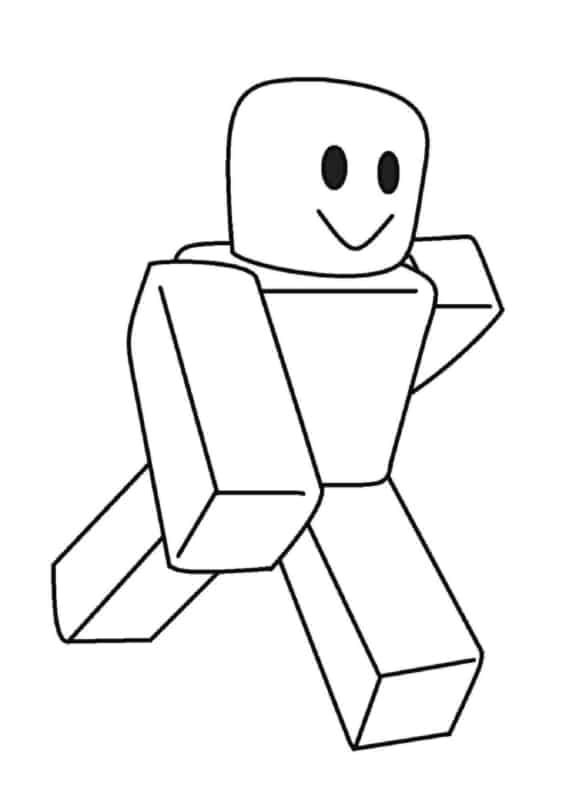 Apostila com desenhos para colorir Roblox/ pintar infantil