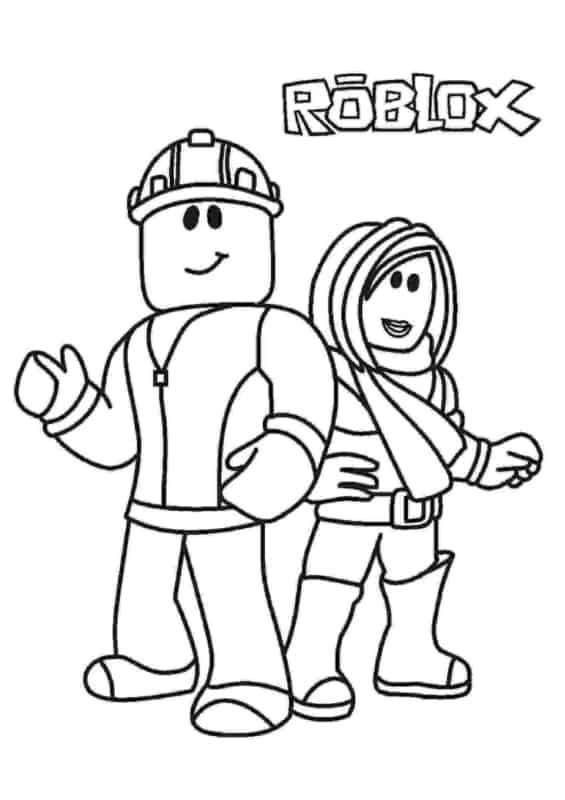 50 Folhas Desenho Pra Colorir e Pintar o ROBLOX