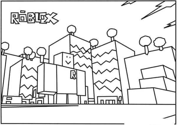 roblox para colorir 19 –  – Desenhos para Colorir