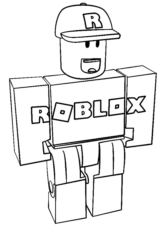 Roblox para Colorir 8