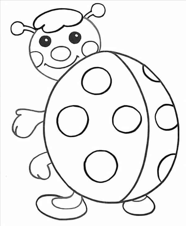 Desenho de Joaninha para colorir  Desenhos para colorir e imprimir gratis