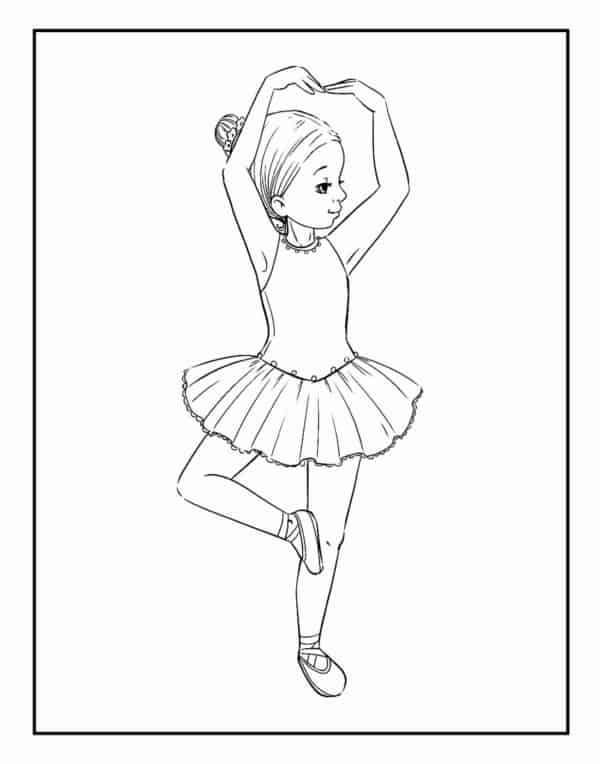 65 desenhos de bailarina para colorir ➞【IMPRIMA GRÁTIS!】