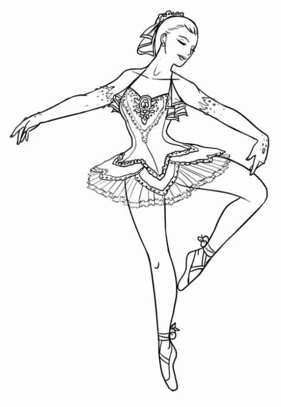 65 Desenhos De Bailarina Para Colorir 【imprima GrÁtis】 8576