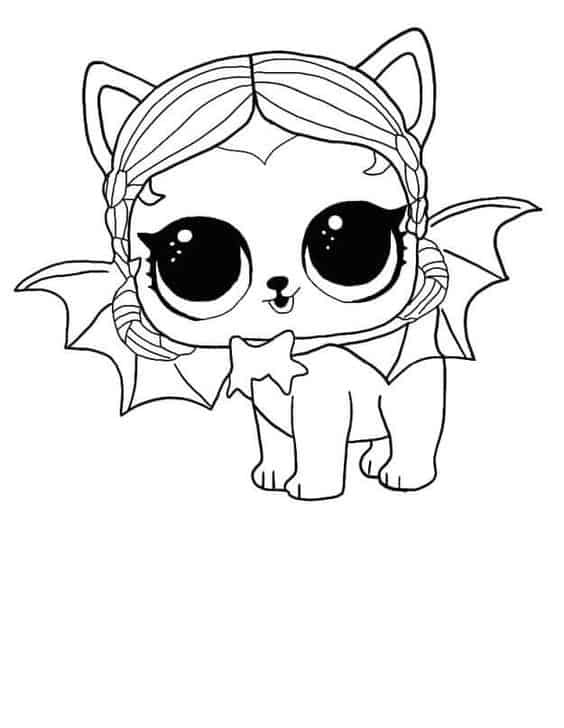 LOL Pet Gatinho Moore para colorir