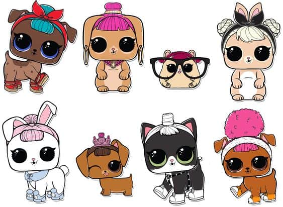 Desenhos de Teacher's Pet LOL Surprise para Colorir e Imprimir 