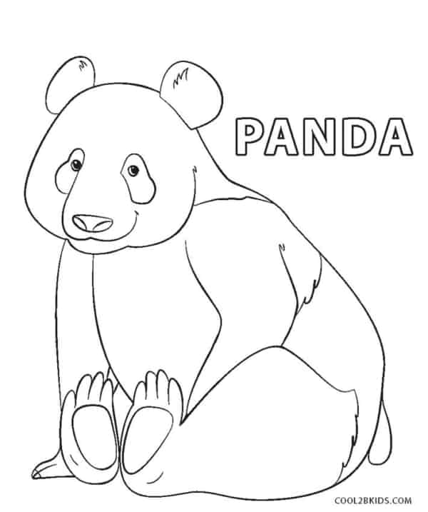 14 desenho de panda para imprimir e colorir Cool2bKids