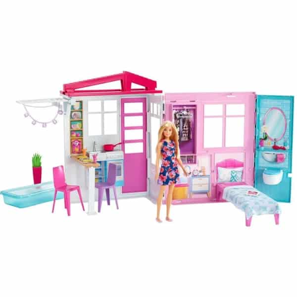 23 brinquedo mini casa da Barbie Pinterest