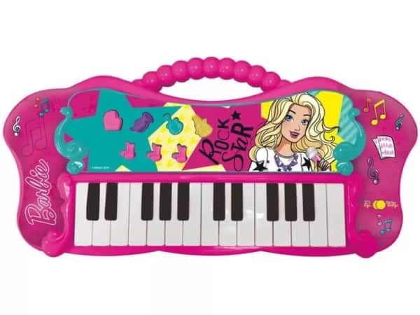 24 teclado da Barbie Magazine Luiza