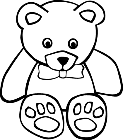 27 desenho de urso de pelucia para pintar Super Coloring