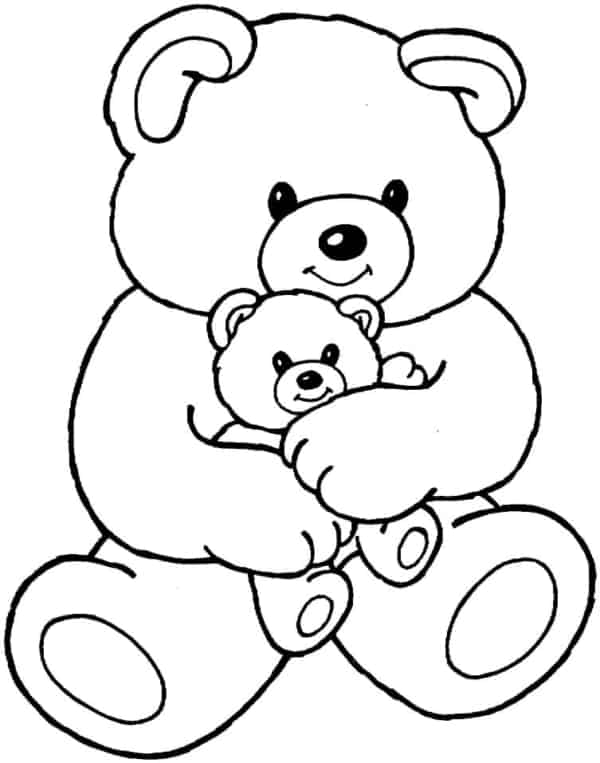 31 desenhos de ursos de pelucia Coloring Pages