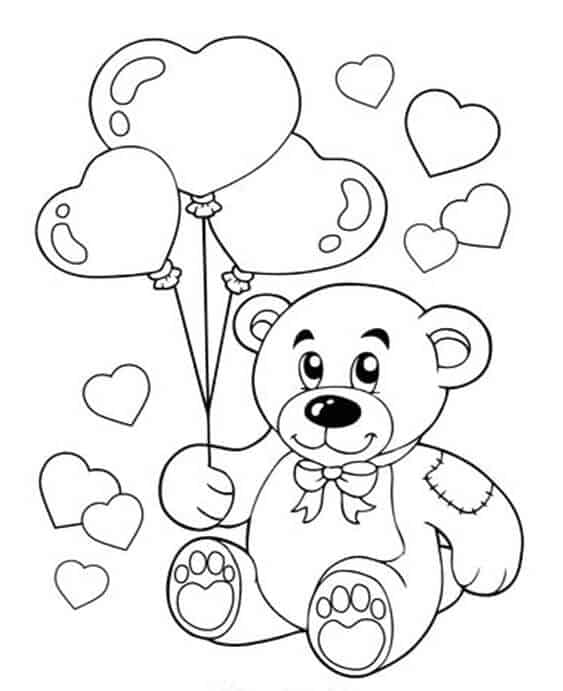35 desenho cute de urso para colorir Tulalama