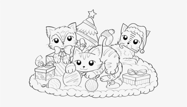 37 desenho fofo de gatinhos para colorir SeekPNG