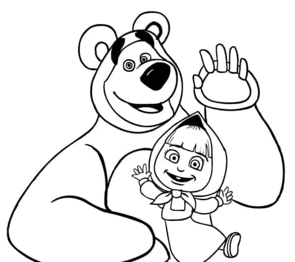 43 desenho Masha e o Urso Wonder Day