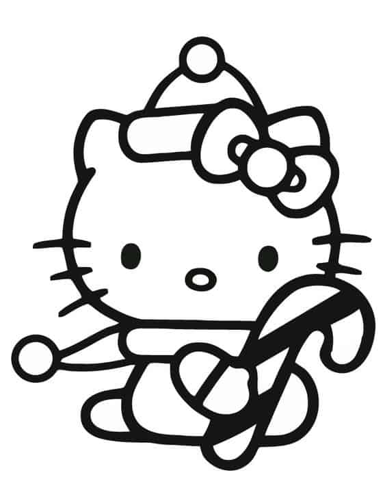 desenho para colorir hello-kitty-57 - OrigamiAmi