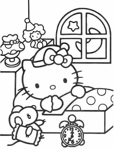Hello Kitty para imprimir 