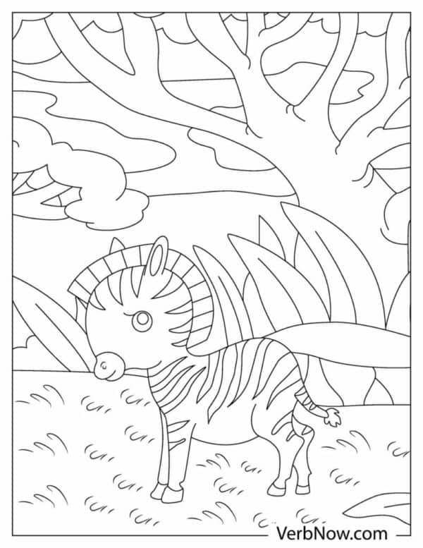 46 desenho cute de zebra para imprimir e colorir VerbNow
