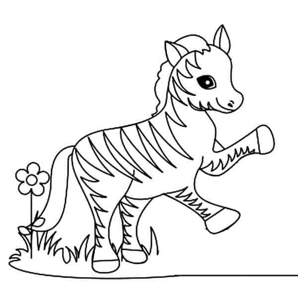 47 desenho fofo de zebra para imprimir gratis Symplicity