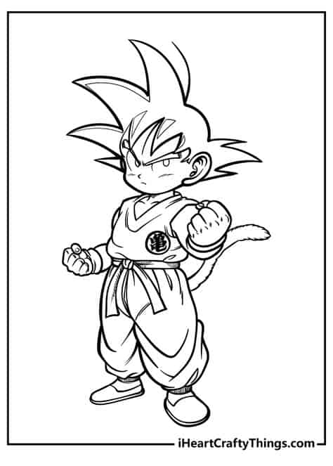 Desenho Goku