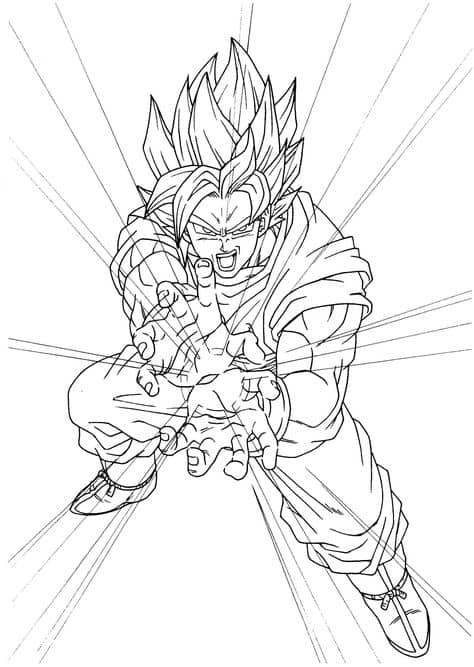 Goku ao ataque