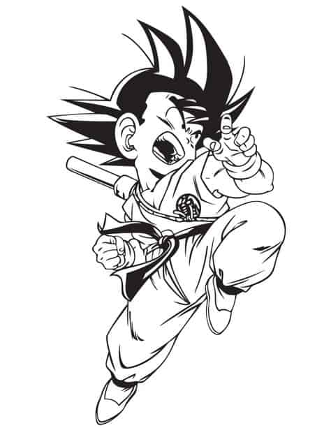 Goku desenho 1
