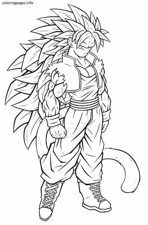 Goku transformado