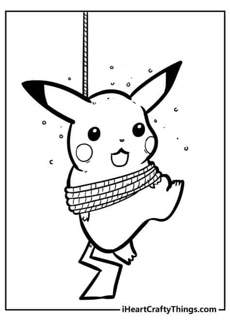 Pikachu com corda