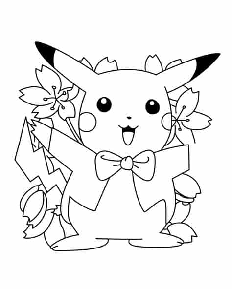 Pikachu de gravata