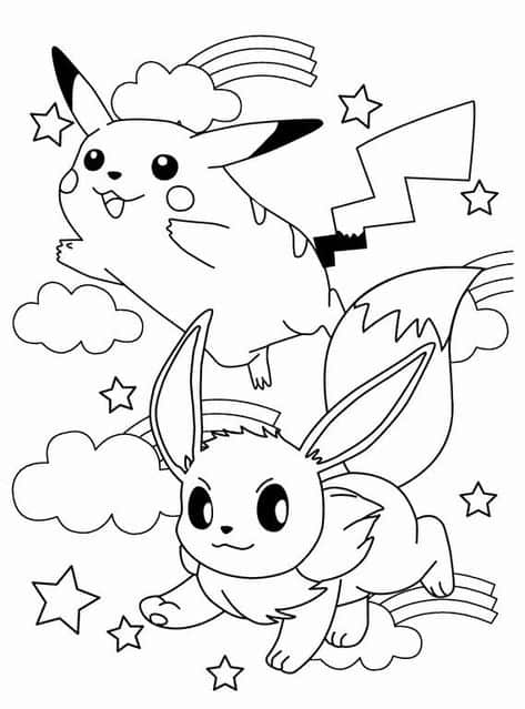 Pikachu e Eevee