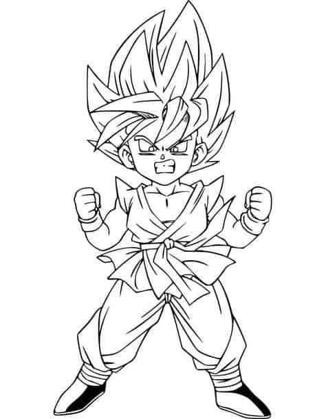 desenho Goku ideias