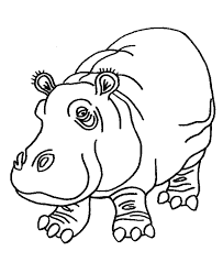 10 desenho gratis de hipopotamo Best Coloring Pages For Kids