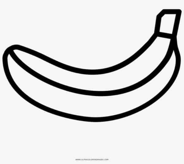 11 desenho simples de banana Pinterest