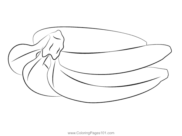 Desenho Para Colorir banana - Imagens Grátis Para Imprimir - img 23171