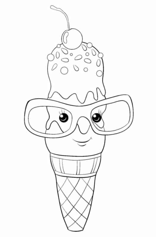 31 desenho cute de sorvete WONDER DAY
