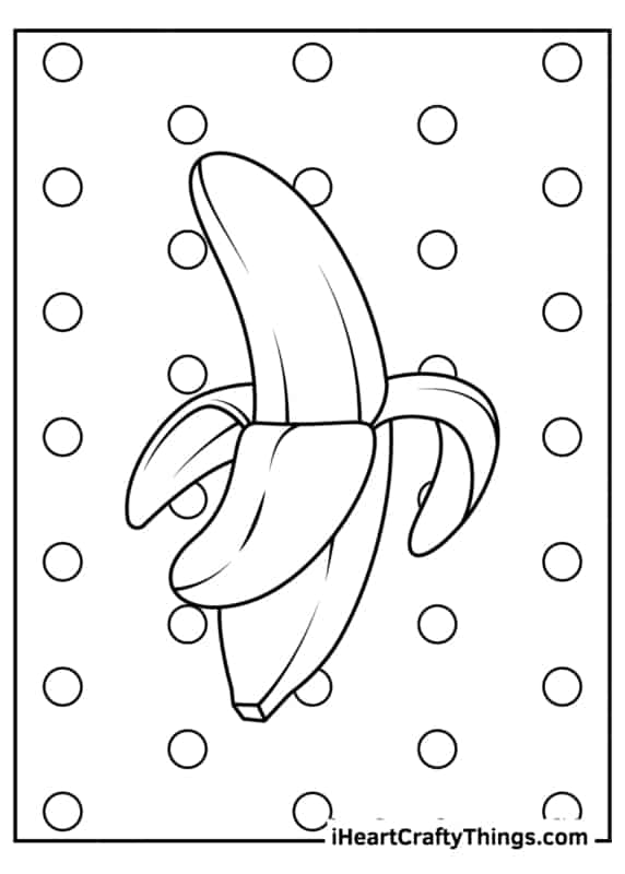36 atividade de banana descascada para colorir I Heart Crafty Things