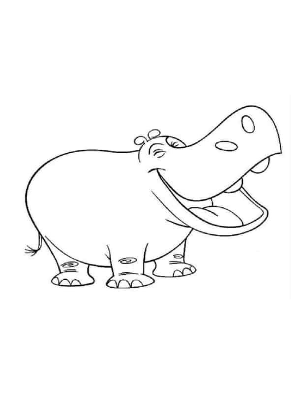 39 desenho fofo de hipopotamo para imprimir gratis My coloring pages