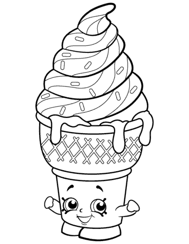 39 desenho fofo de sorvete para colorir Super Coloring