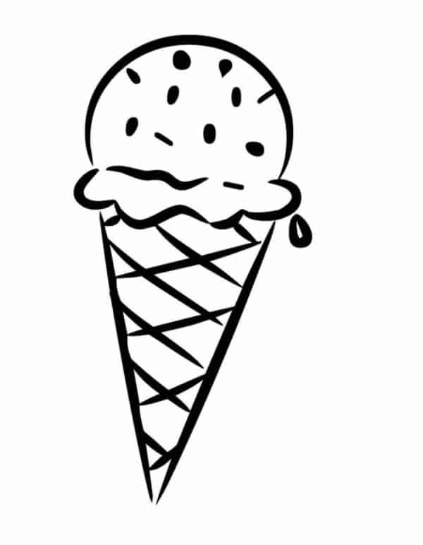 8 atividade de sorvete para pintar Raskrasil